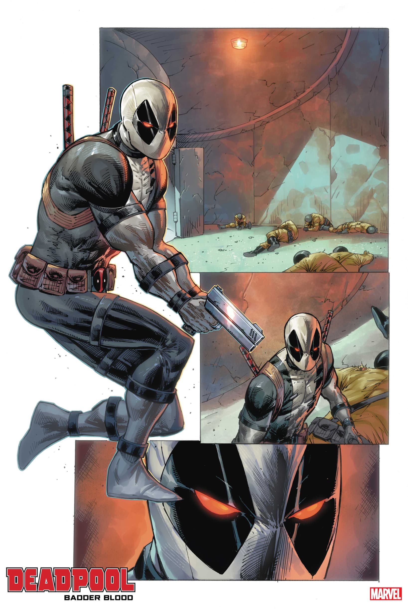 DEADPOOL: BADDER BLOOD #1 interior artwork by Rob Liefeld