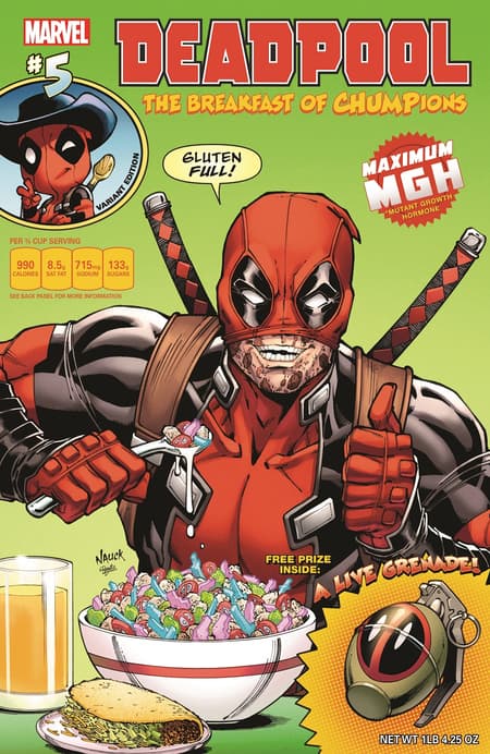 Deadpool #5 variant by Todd Nauck