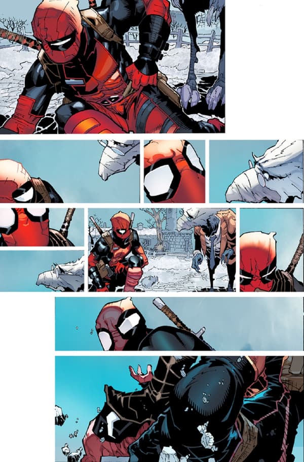 DEADPOOL #1 interiors by Chris Bachalo