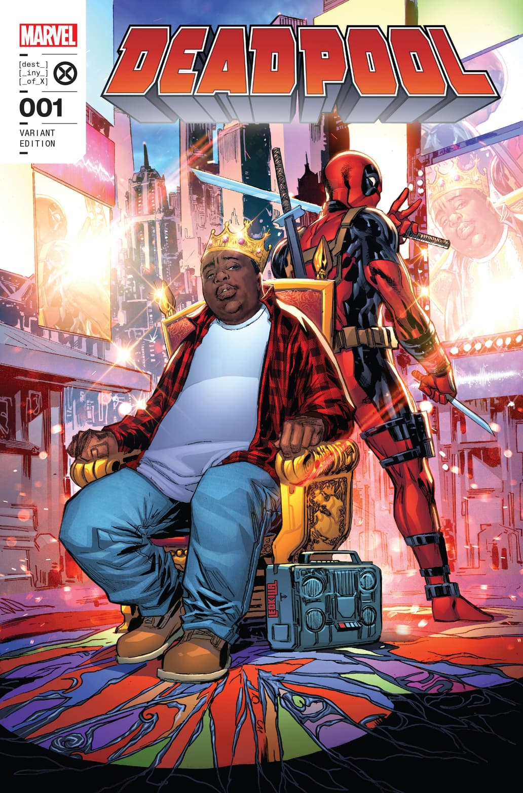 DEADPOOL #1 hustl. Variant Cover by Ken Lashley