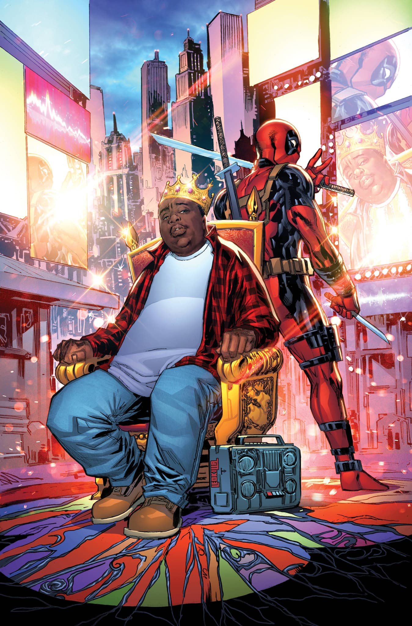 DEADPOOL #1 hustl. Variant Cover by Ken Lashley