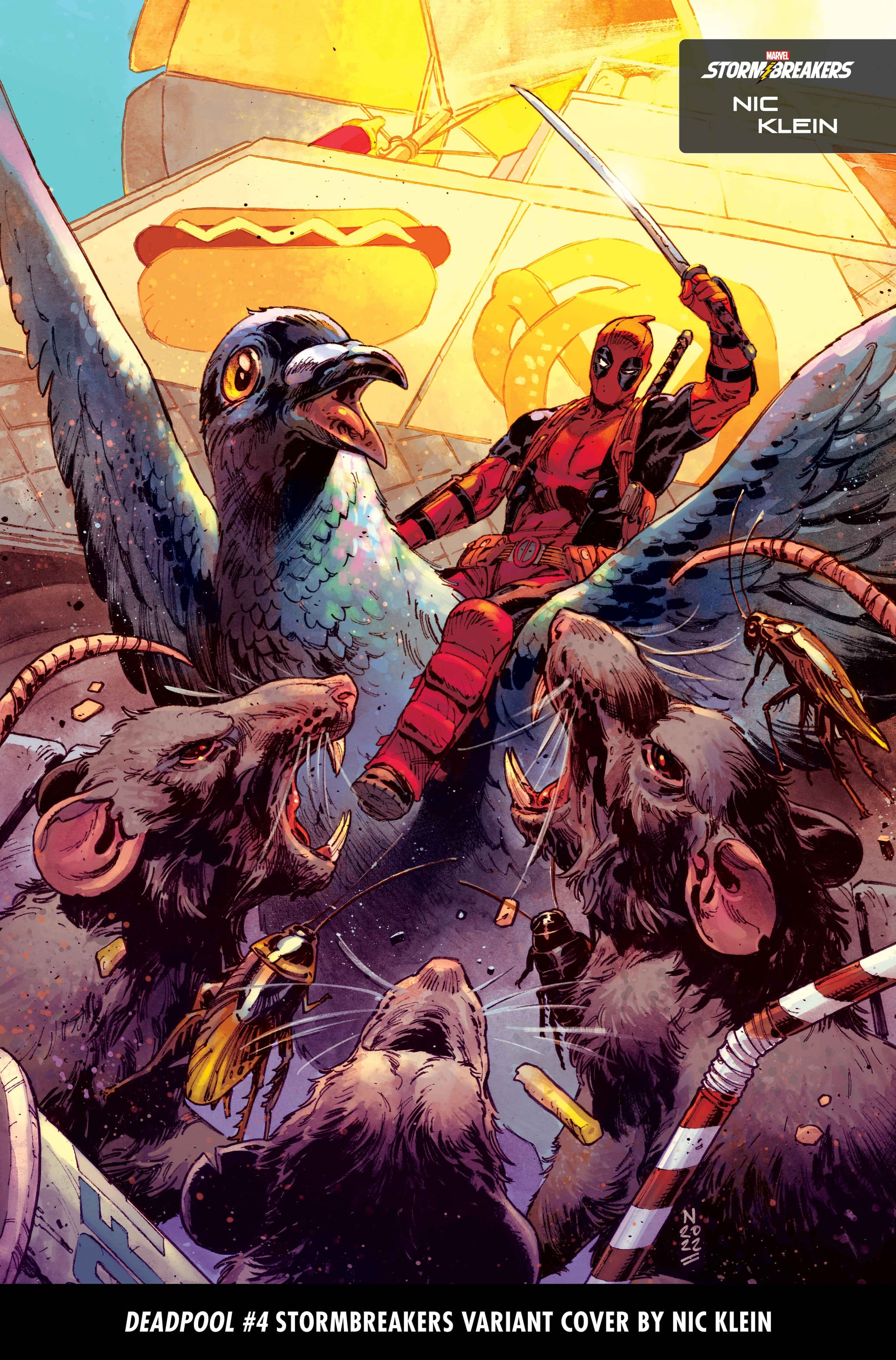 DEADPOOL #4 STORMBREAKERS VARIANT COVER BY NIC KLEIN