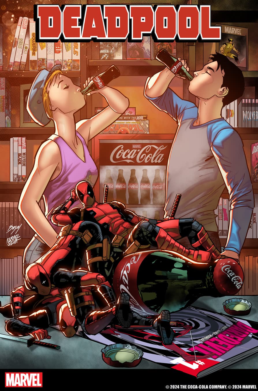 DEADPOOL #5 Marvel & Coca-Cola Variant Cover by Jan Bazaldua