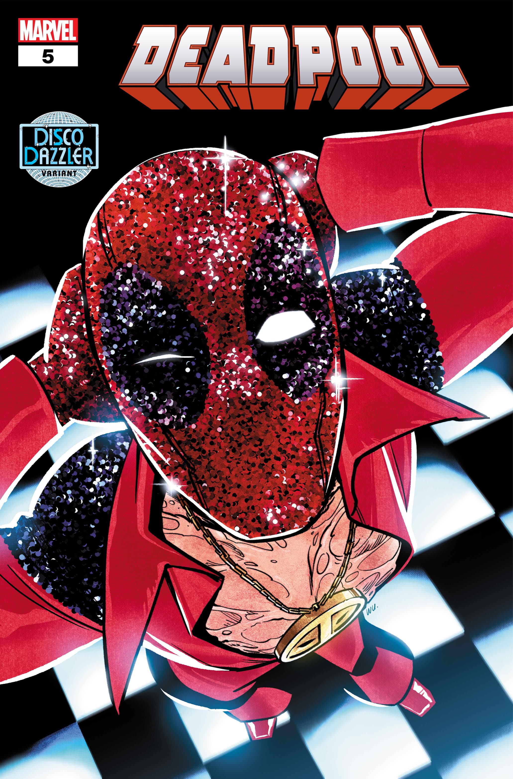 DEADPOOL #5 Disco Dazzler Variant Cover by Annie Wu​​​​​​​