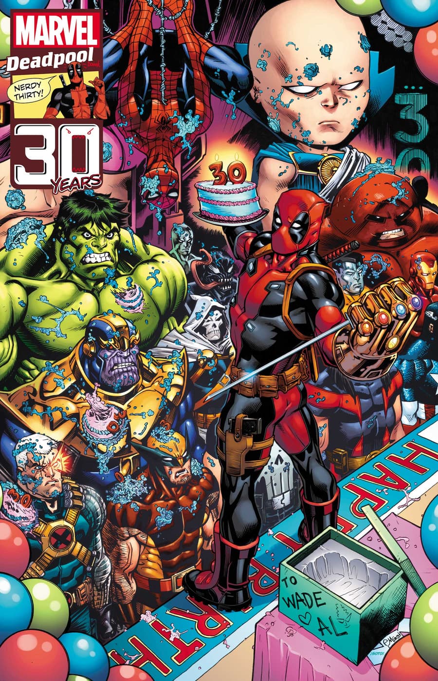 El principio Celda de poder Cerveza inglesa Wish Wade Wilson a Happy Birthday with 'Deadpool Nerdy 30' #1 | Marvel