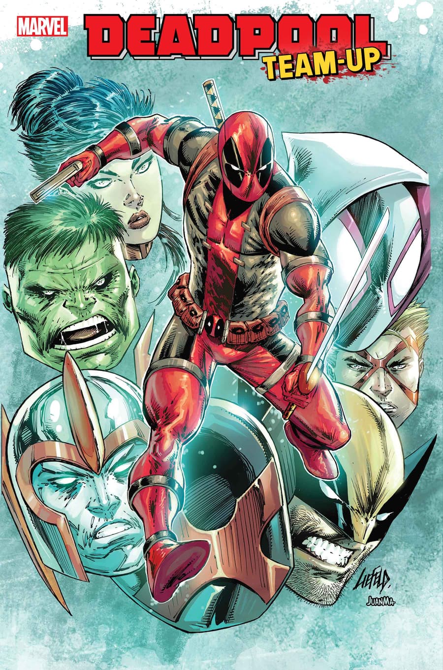 DEADPOOL TEAM-UP #1 Foil Variant Cover by Rob Liefeld