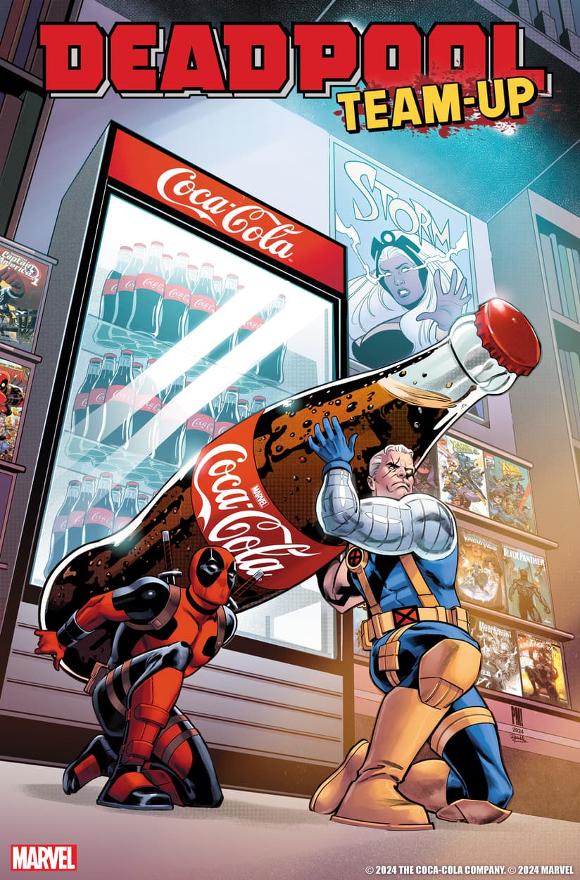 DEADPOOL TEAM-UP #1 Marvel & Coca-Cola Variant Cover by Paco Medina