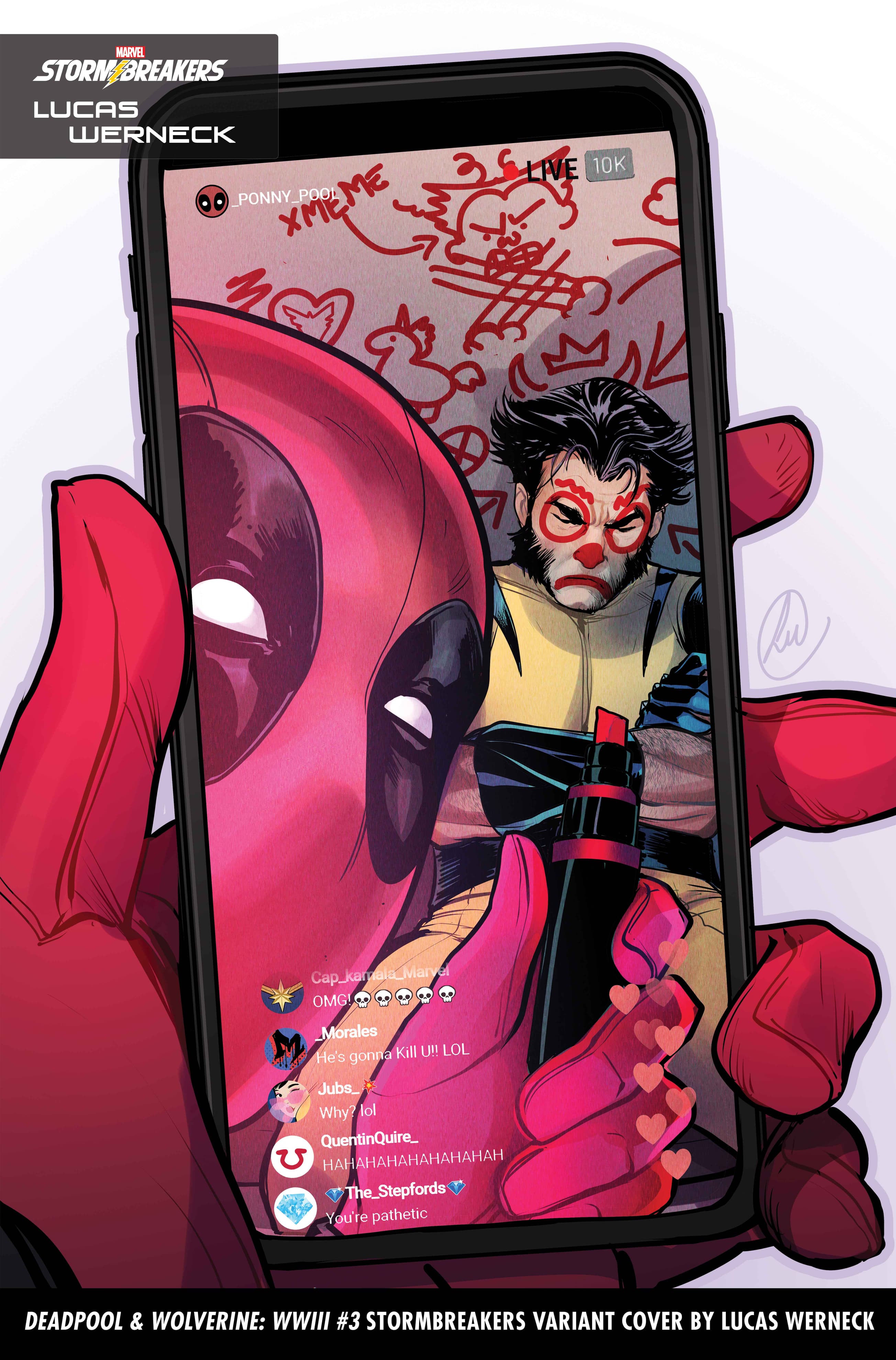 DEADPOOL & WOLVERINE: WWIII #3 Stormbreakers Variant Cover by Lucas Werneck