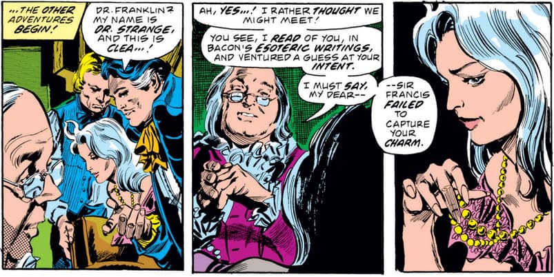 Doctor Strange meets Ben Franklin