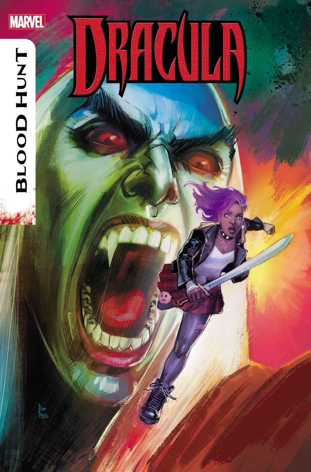 DRACULA: BLOOD HUNT #1 cover by Rod Reis
