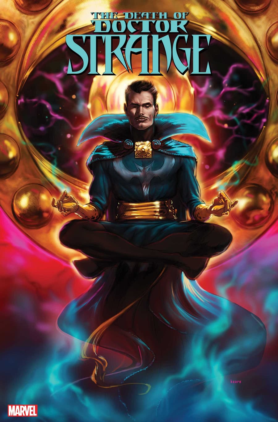 DEATH OF DOCTOR STRANGE #4 cover by Kaare Andrews