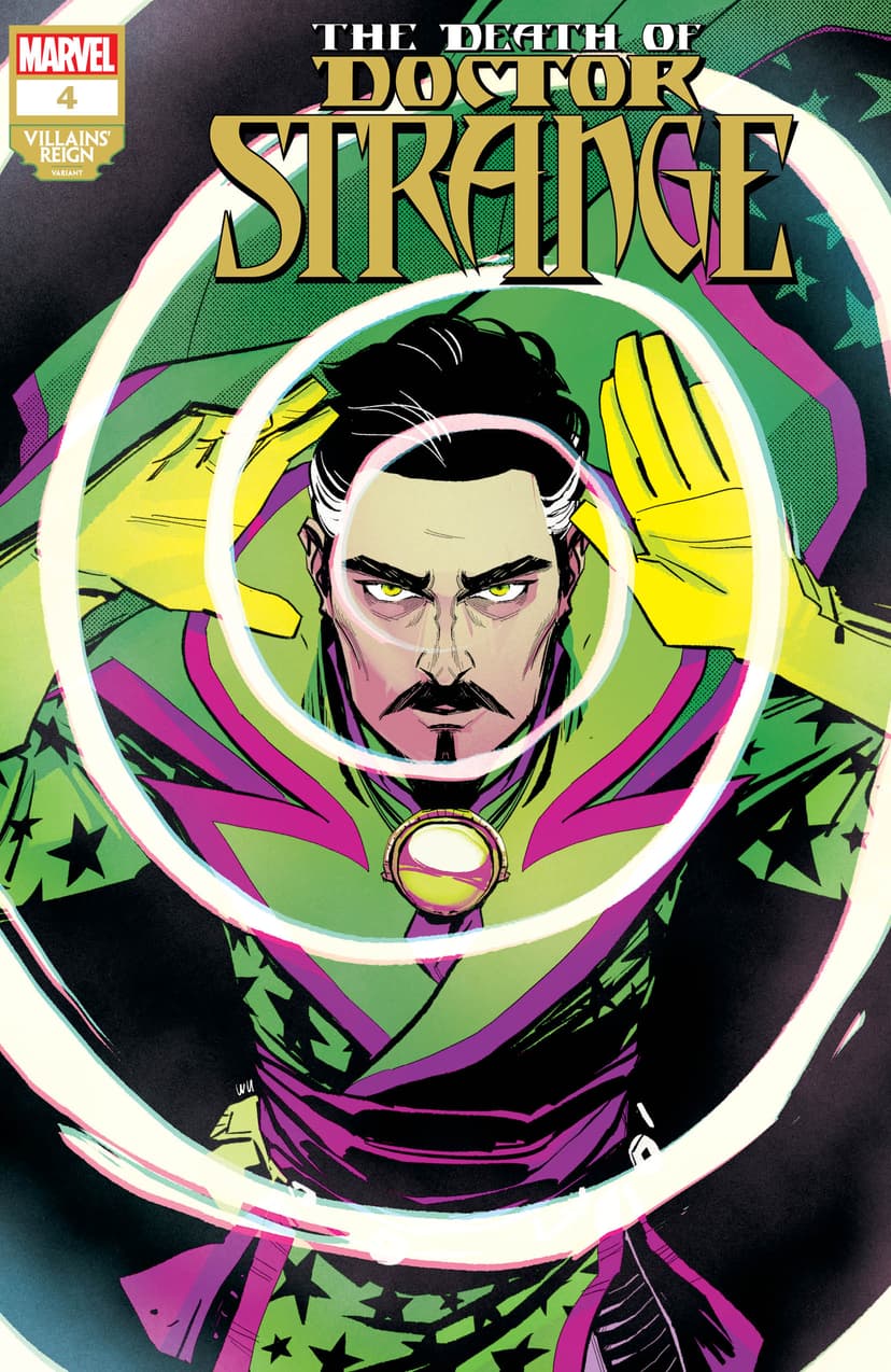 DEATH OF DOCTOR STRANGE #4 Villains’ Reign Variant Cover by ANNIE WU