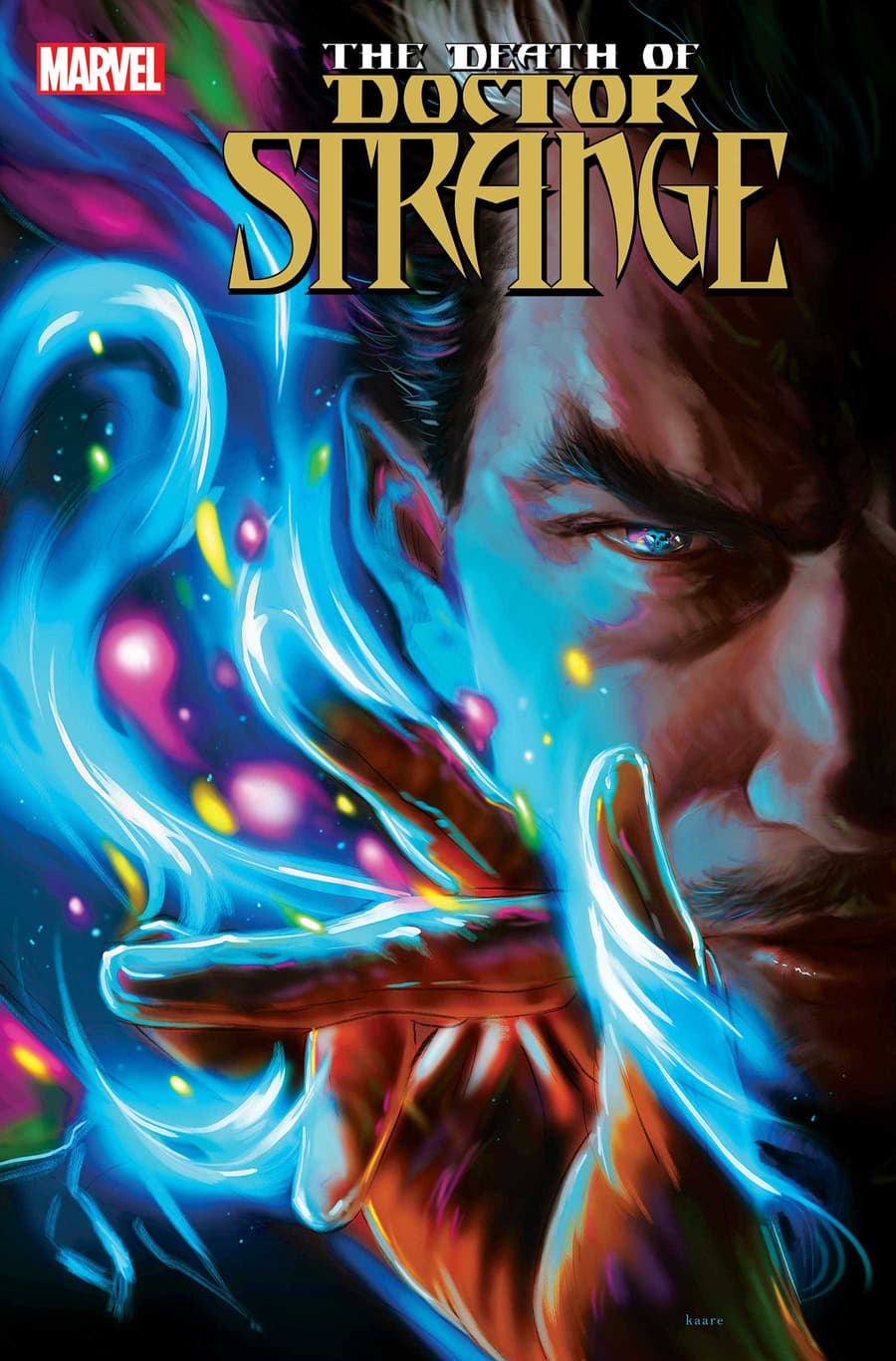 DEATH OF DOCTOR STRANGE #5 cover by Kaare Andrews