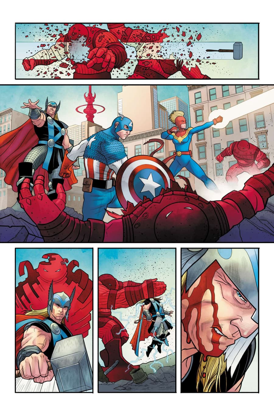 DEATH OF DOCTOR STRANGE: AVENGERS pencils by Ryan Bodenheim