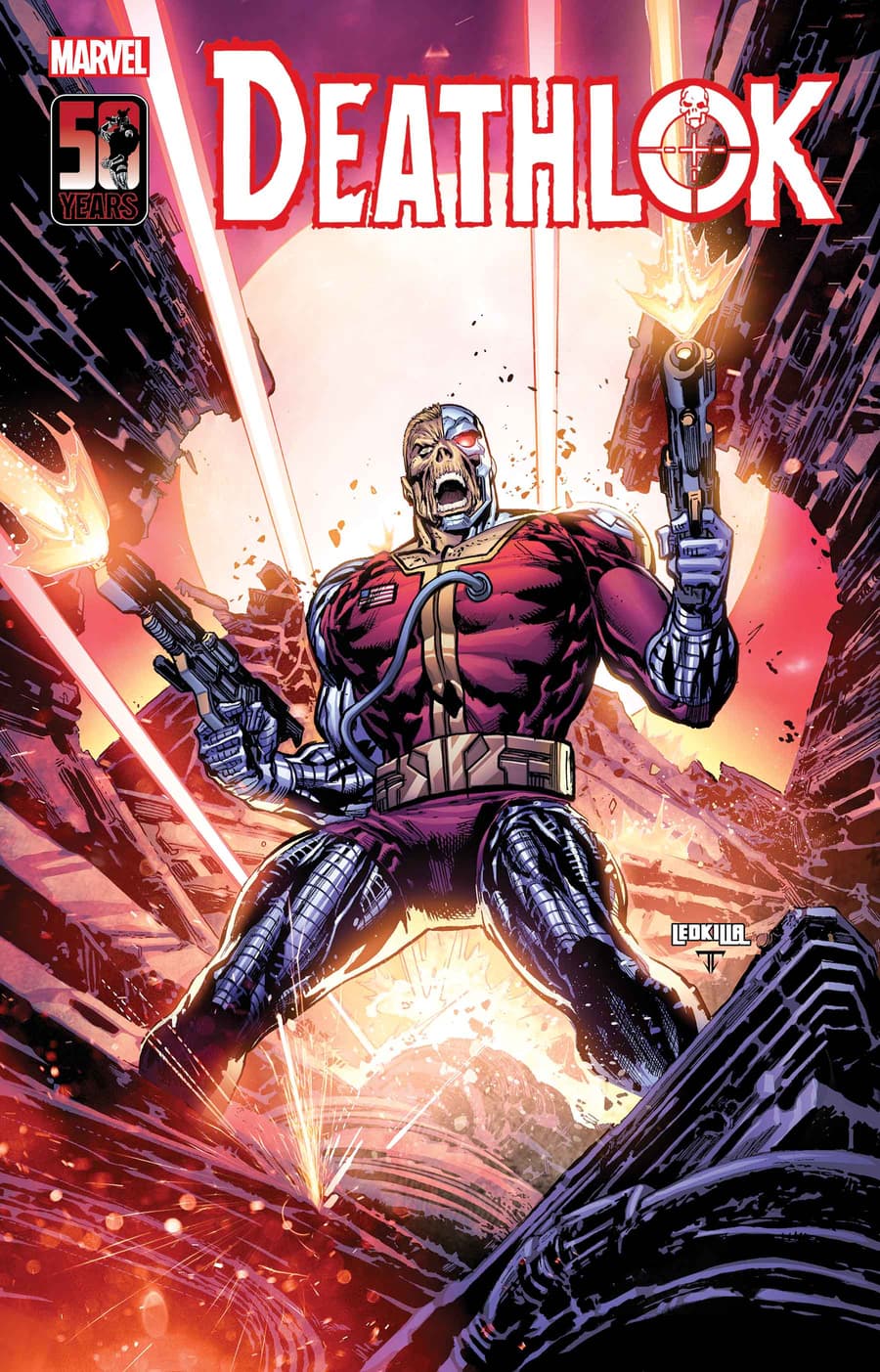 DEATHLOK 50TH ANNIVERSARY SPECIAL #1 cover by Ken Lashley