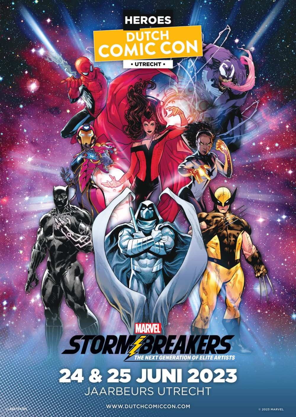 Heroes Dutch Comic Con Celebrates Marvel's Stormbreakers