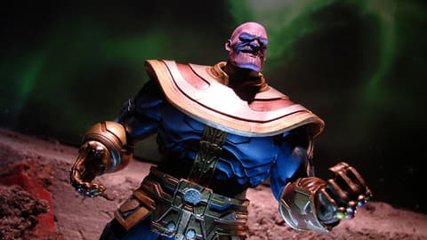 Image for New Thanos and Spider-Man Marvel Select Figures From Diamond Select Toys