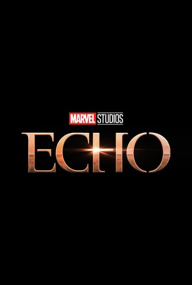 Marvel Studios' Echo Disney+ Plus TV Show Season 1 Logo on Black