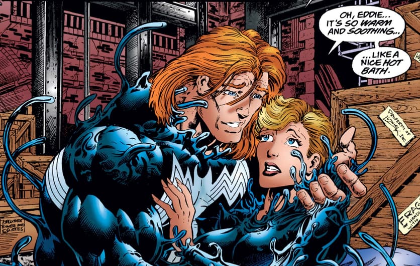 Eddie saves Anne with symbiote