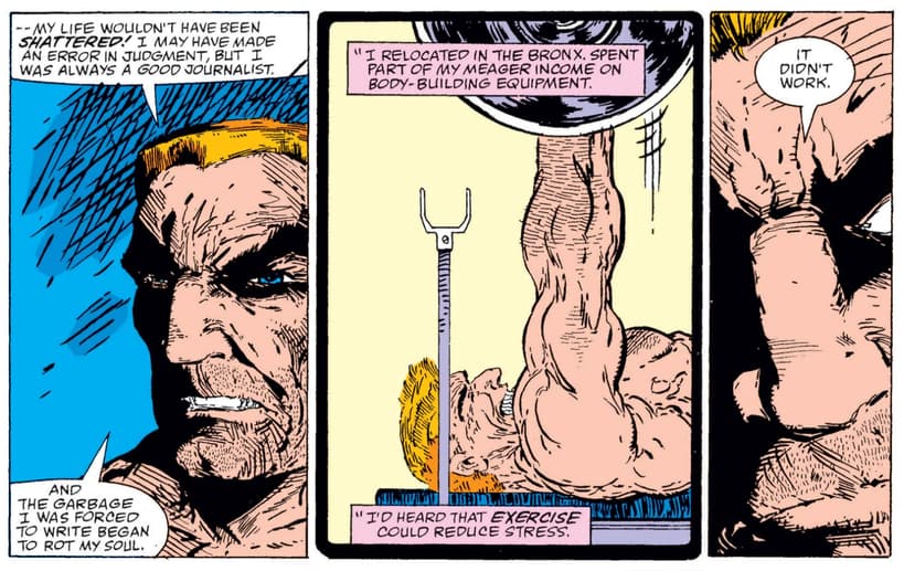 Eddie Brock weightlifting