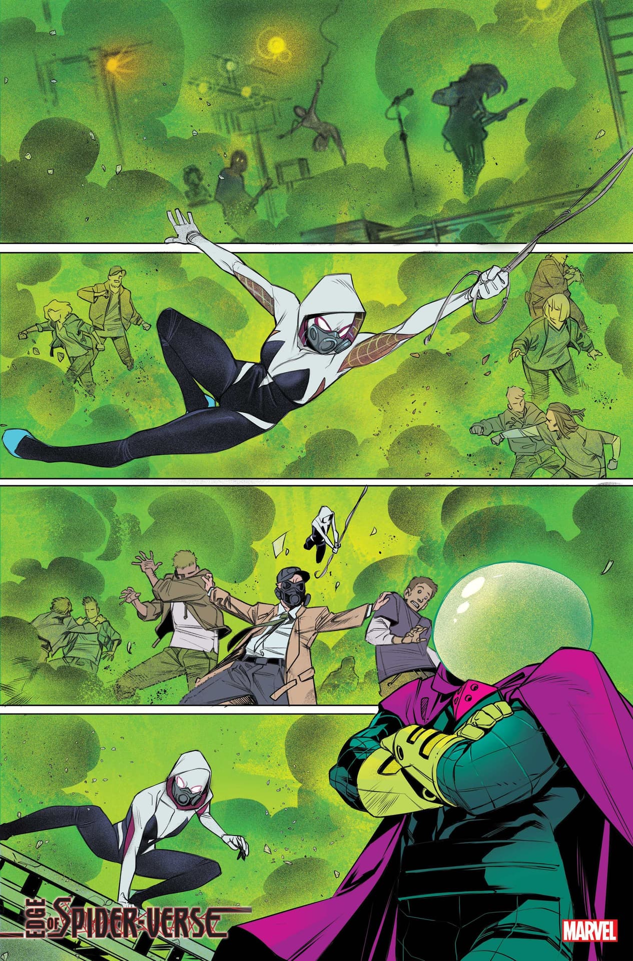 EDGE OF SPIDER-VERSE #2 interior artwork by IG Guara