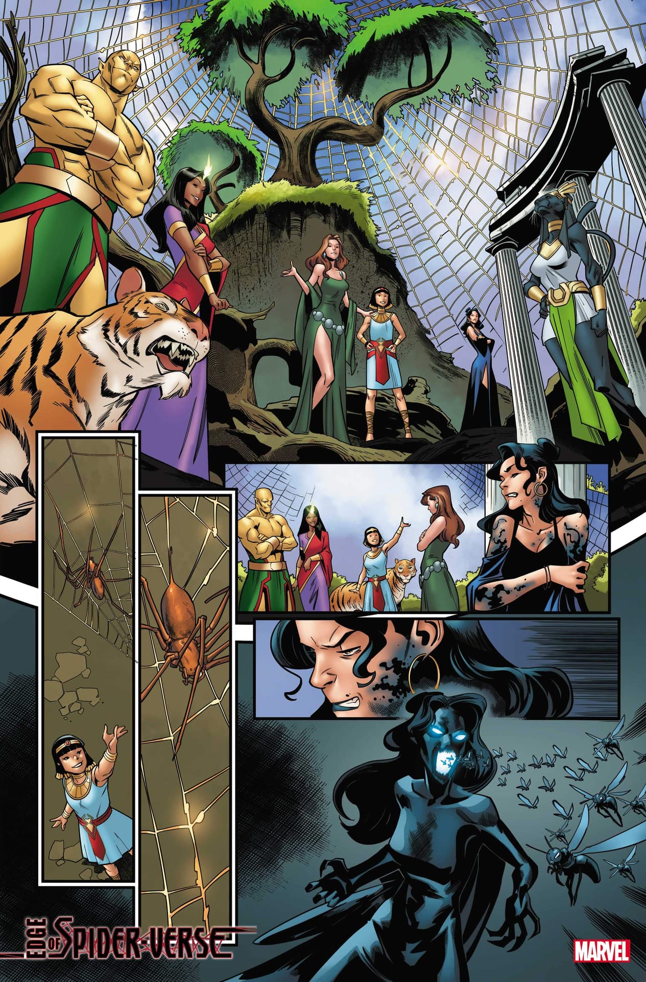 EDGE OF SPIDER-VERSE #2 interior artwork by Paco Medina