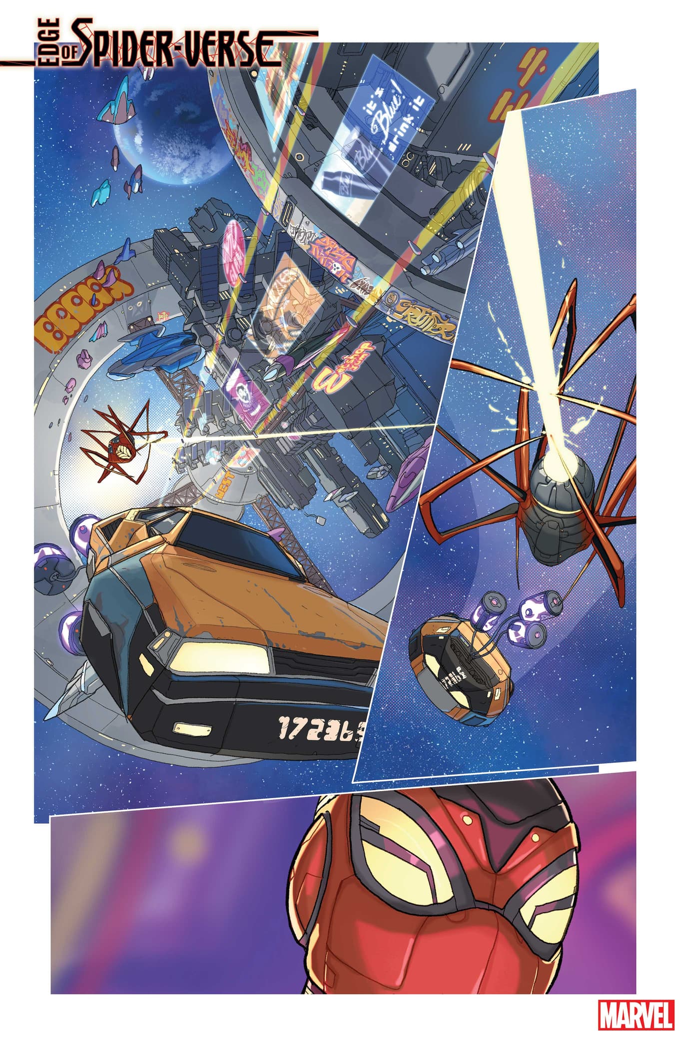 EDGE OF SPIDER-VERSE (2024) #3 interior artwork by Pete Woods