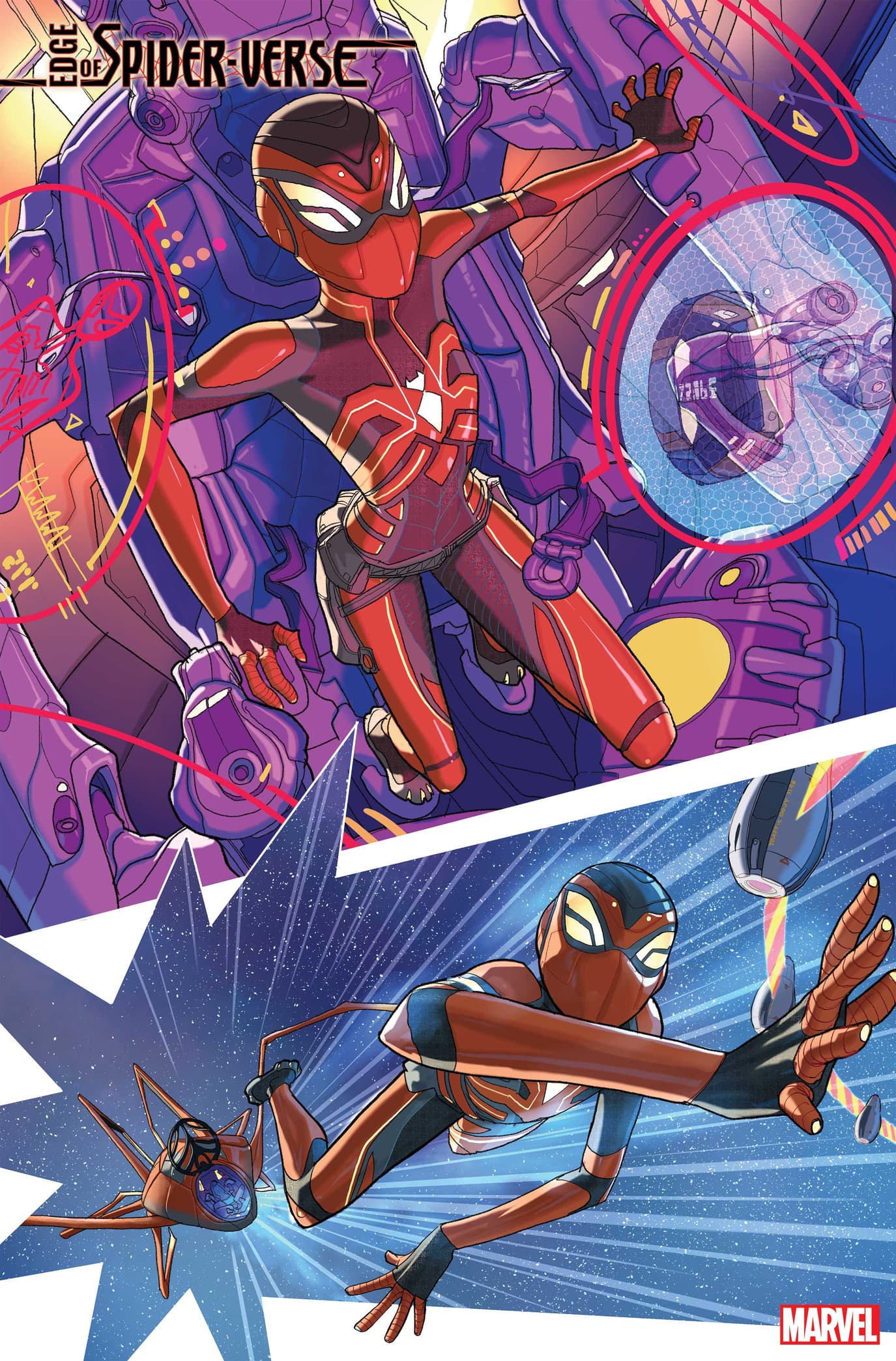 EDGE OF SPIDER-VERSE (2024) #3 interior artwork by Pete Woods
