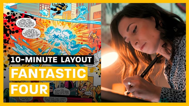 Elsa Charretier Recreates a Star Panel from Jack Kirby's Fantastic Four Comics