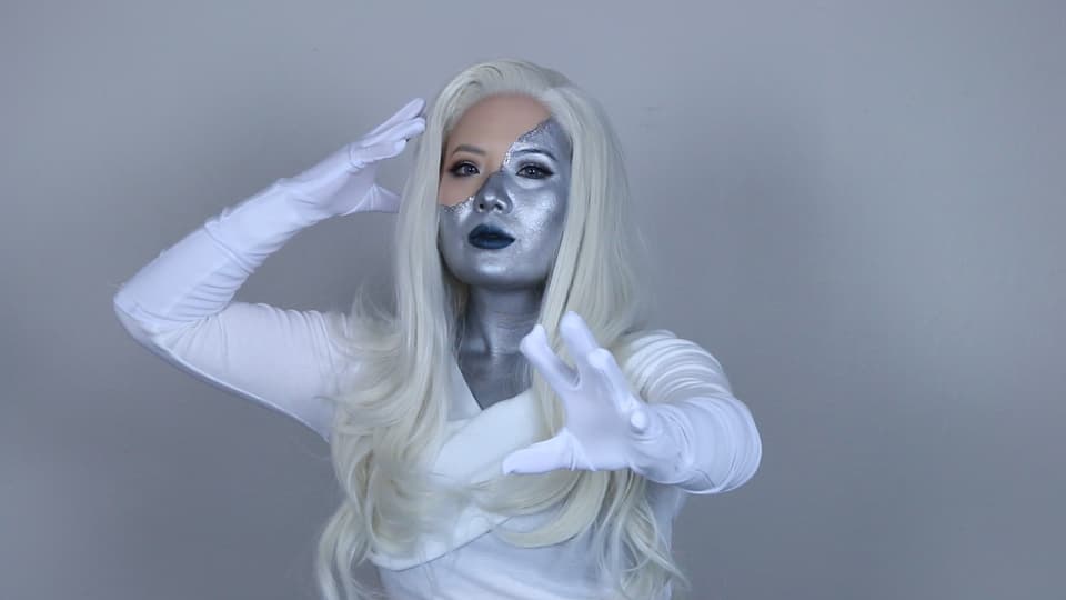 Emma Frost makeup