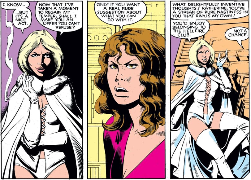 Emma Frost and Kitty Pryde