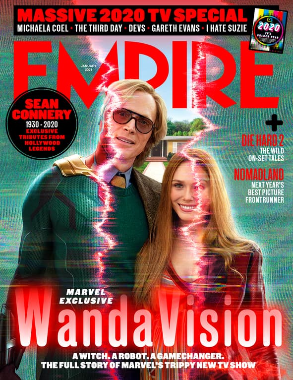 Marvel Studios’ ‘WandaVision’ Electrifies the Cover of Empire Magazine