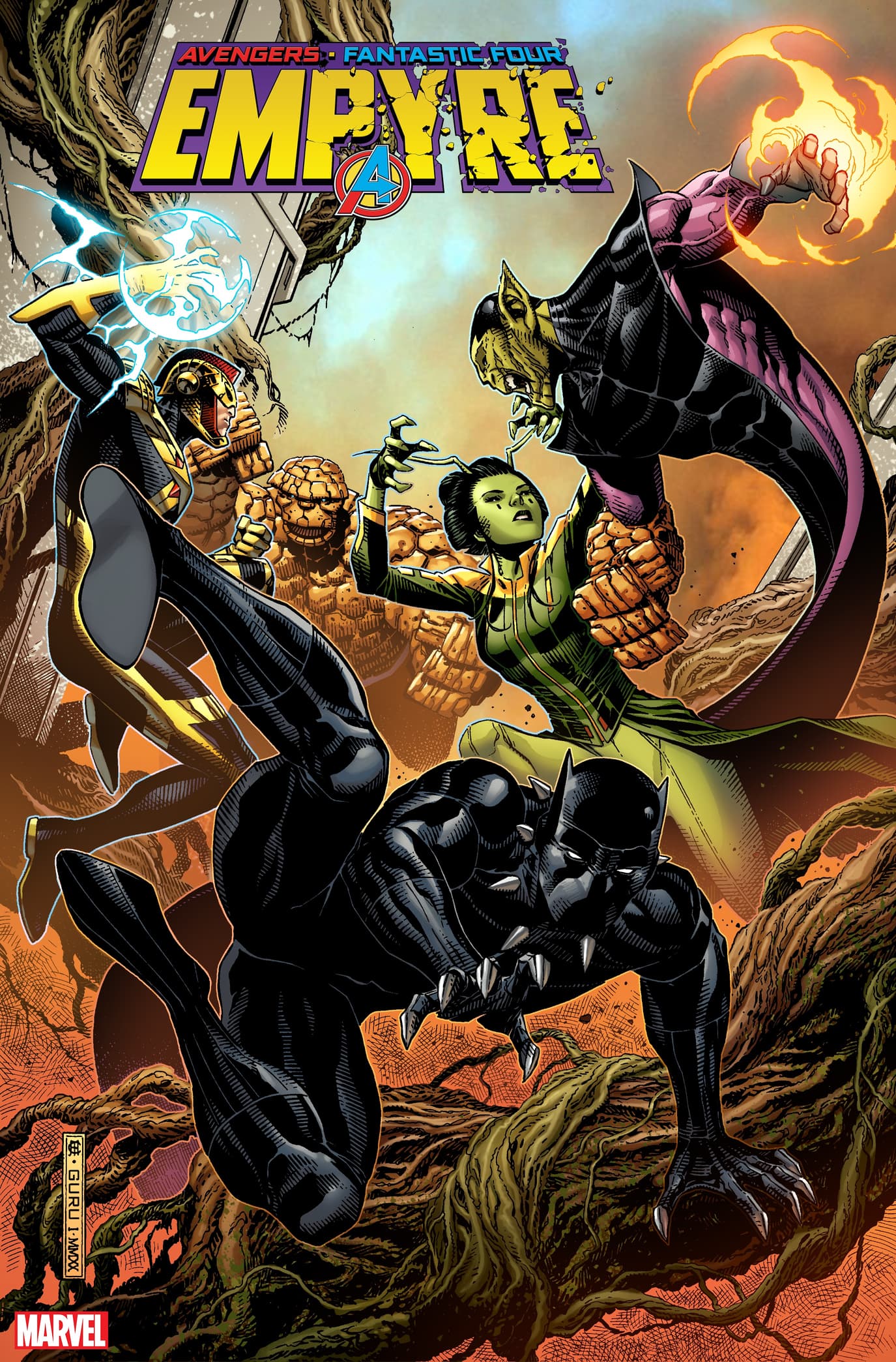 Empyre #3 written by AL EWING and DAN SLOTT with art by VALERIO SCHITI and cOVER by JIM CHEUNG