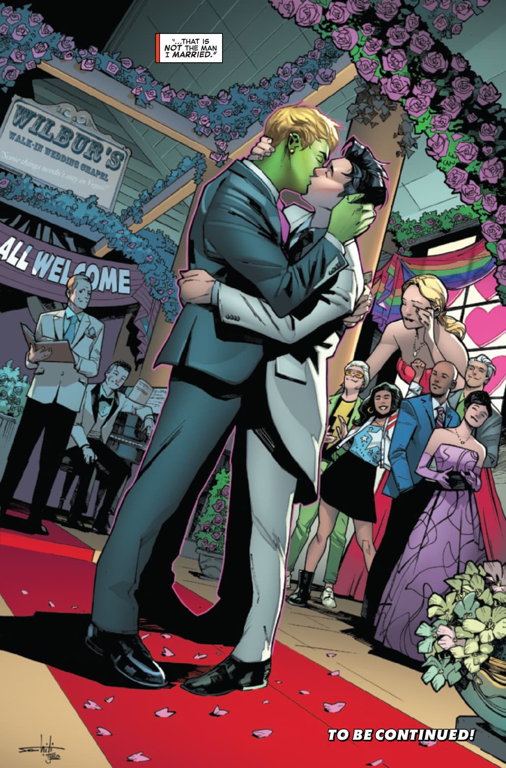 Hulkling and Wiccan's wedding