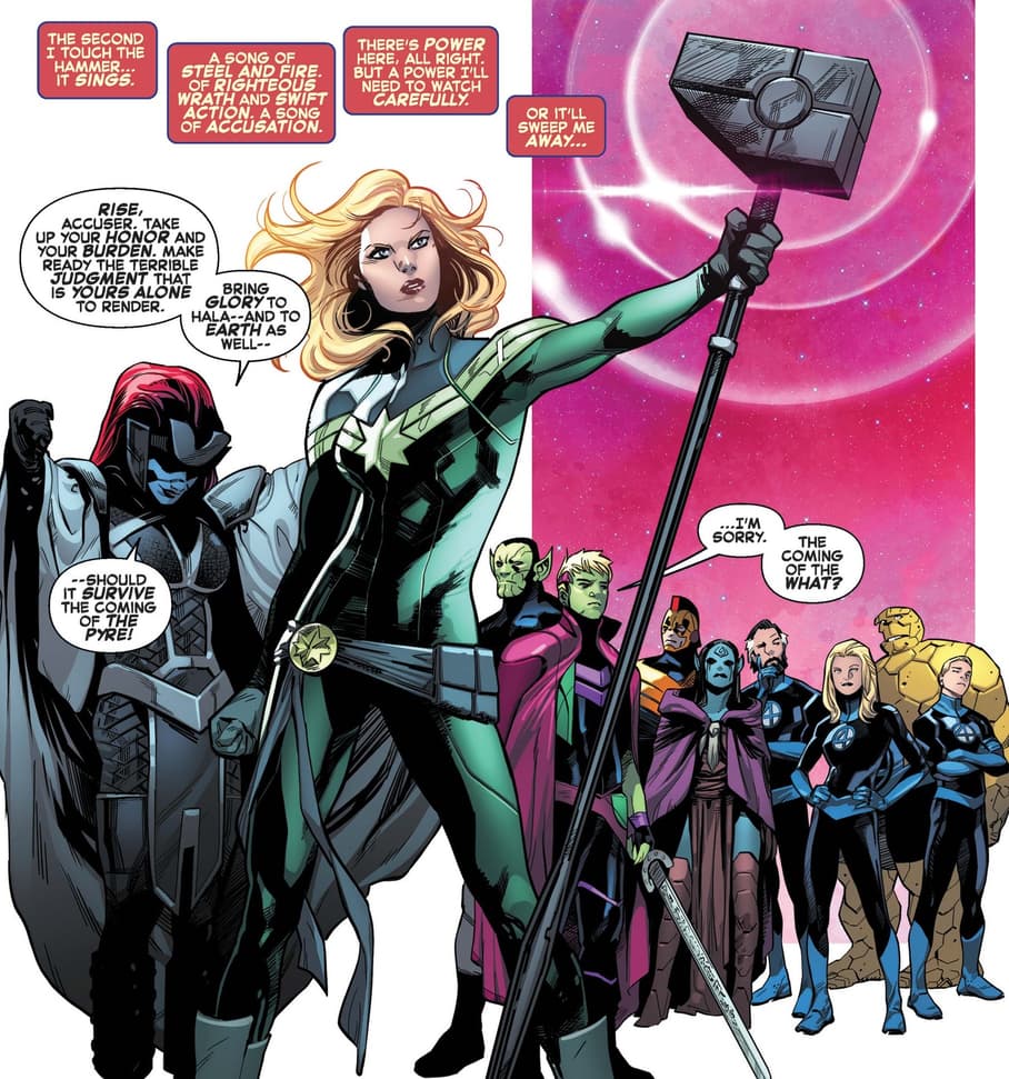 Captain Marvel becomes the new Kree Accuser