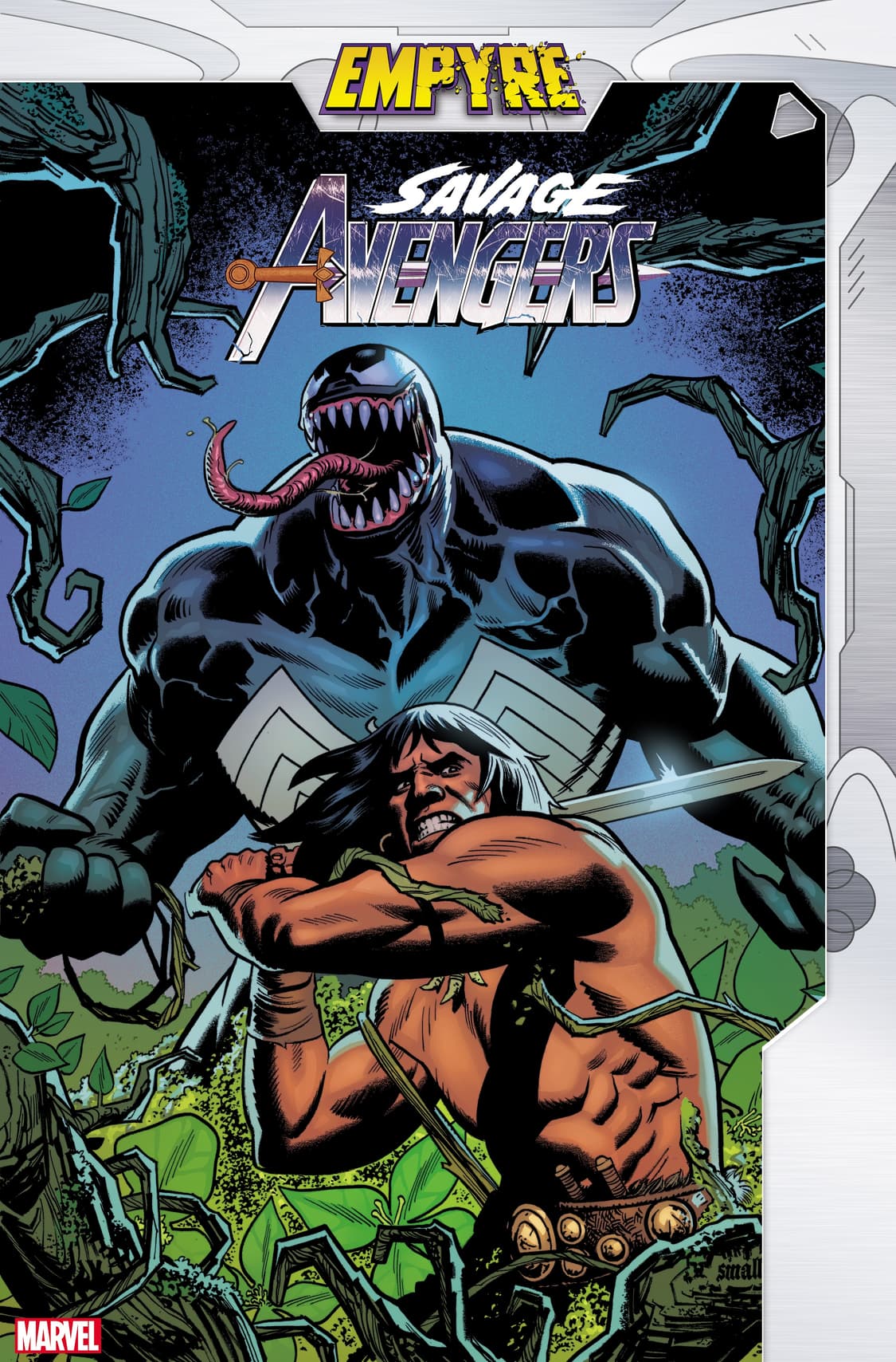 EMPYRE: SAVAGE AVENGERS #1 Written by GERRY DUGGAN with Art and cover by GREG SMALLWOOD 