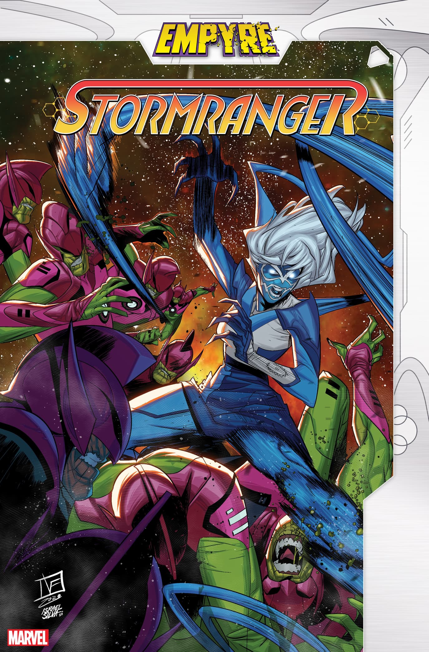Empyre: Stormranger #1 (of 3) written by SALADIN AHMED with Art by STEVEN CUMMINGS and cover by FEDERICO VICENTINI 