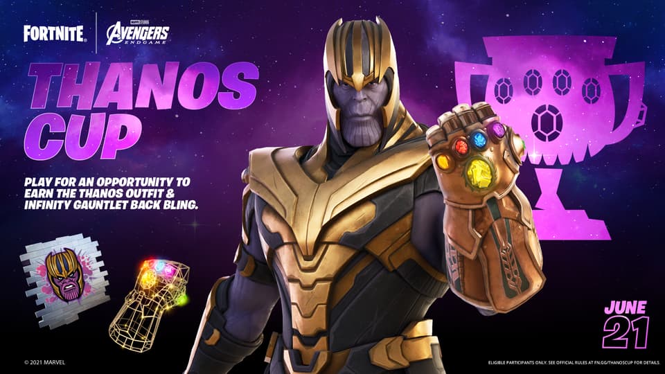 Play for the Thanos Cup in Fortnite