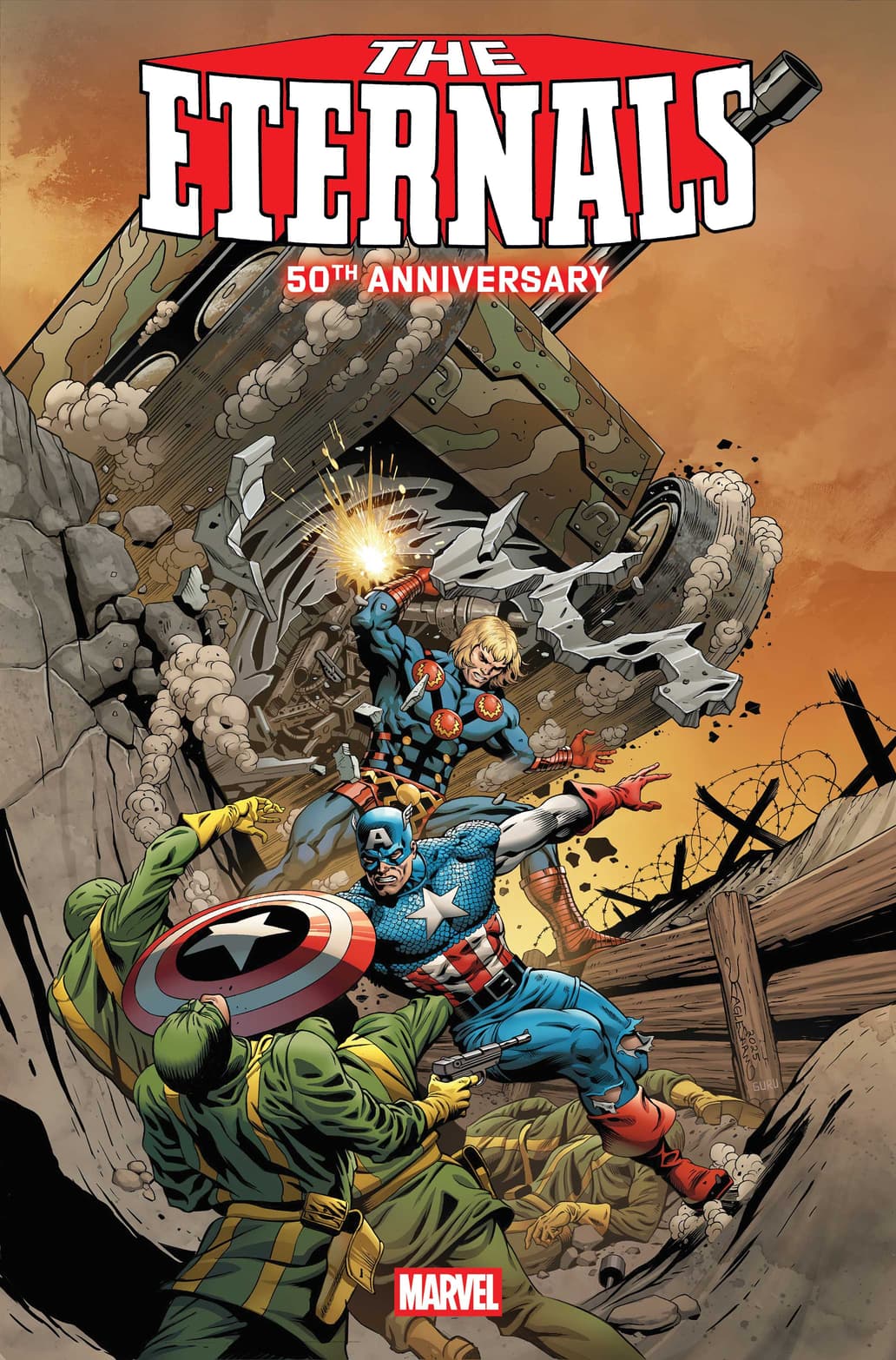 アメコミ Eternals #1 エターナルズ　スパイダーマン　マーベル　リーフ Eternals 50th Anniversary' Celebrates Fifty Years of Jack Kirby's