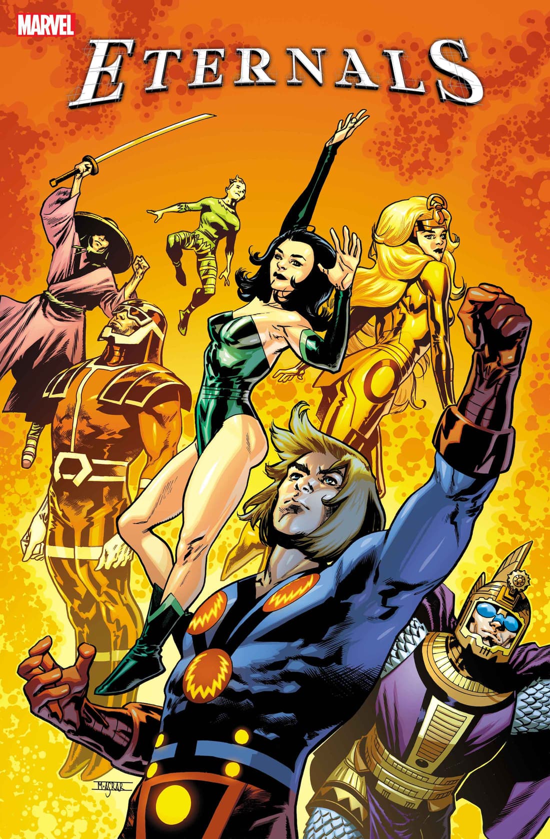 ETERNALS #1 VARIANT COVER by MAHMUD ASRAR