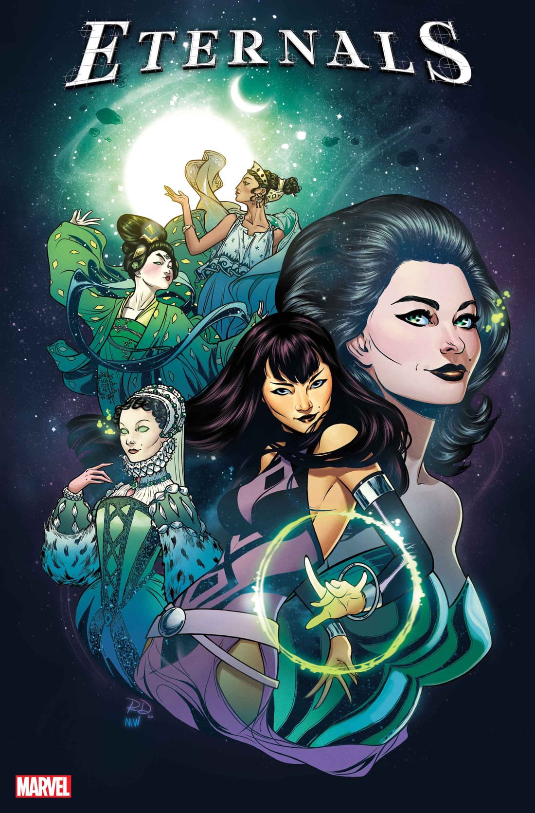 ETERNALS #1 VARIANT COVER by RUSSELL DAUTERMAN