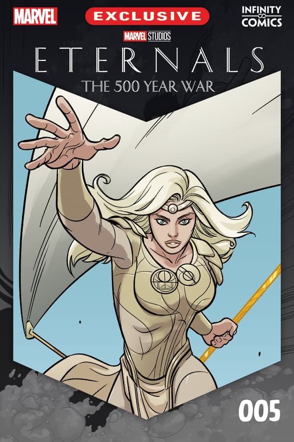 Cover to ETERNALS: THE 500 YEAR WAR INFINITY COMIC (2022) #5