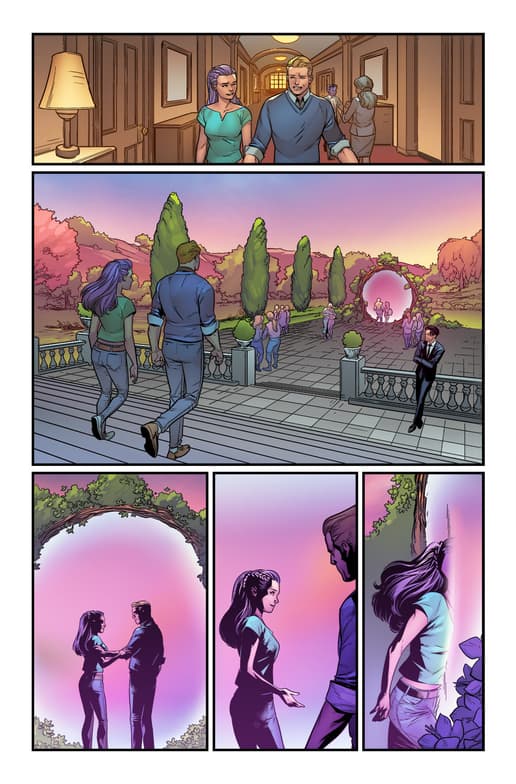 Art from EXCALIBUR #1 by Marcus To and Erick Arciniega