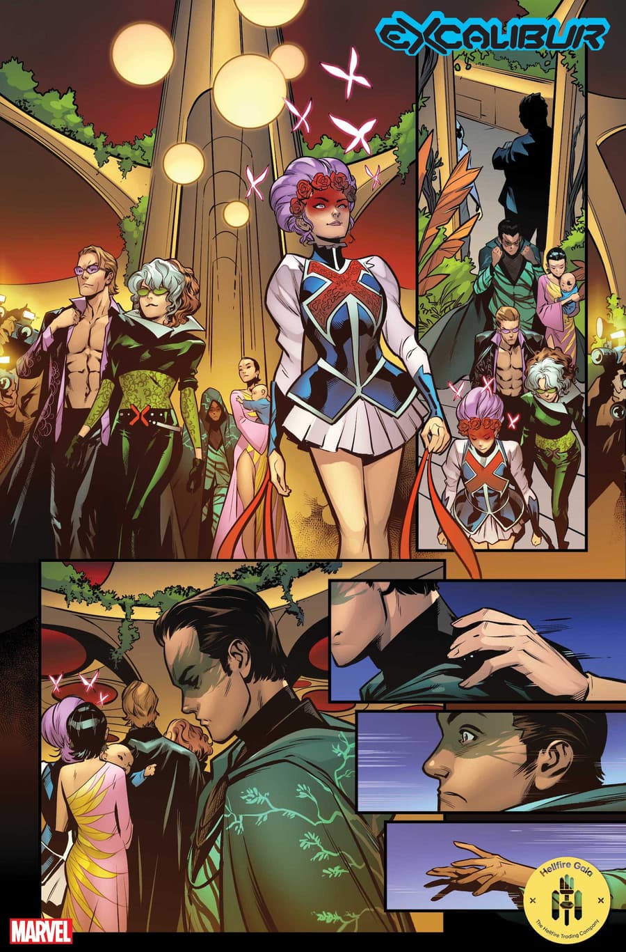 EXCALIBUR #21 preview art by Marcus To with colors by and Erick Arciniega