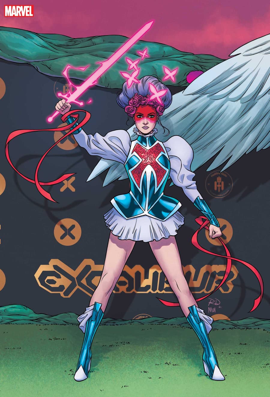 Russell Dauterman Hellfire Gala Connecting Covers