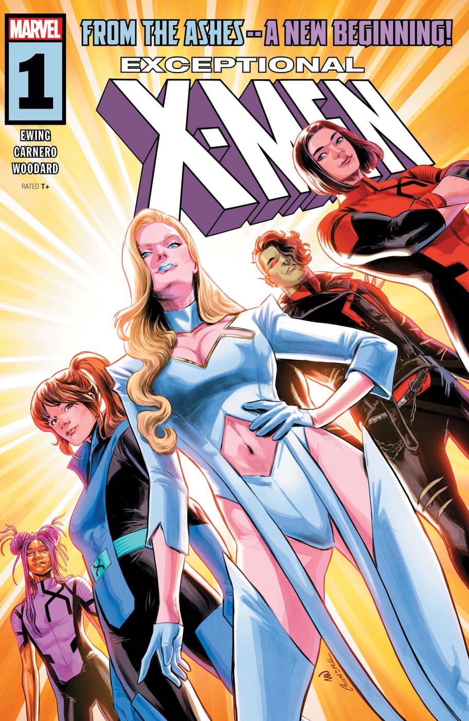 EXCEPTIONAL X-MEN (2024) #1 cover by Carmen Carnero