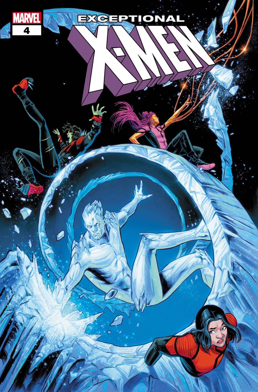 Exceptional X-Men #4 cover by Carmen Carnero