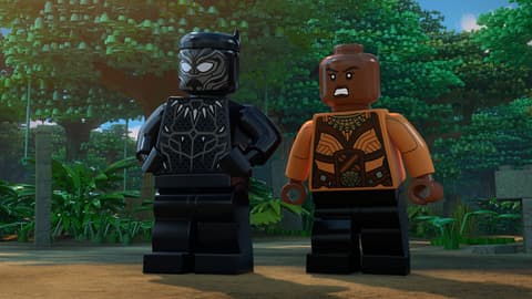 Image for Okoye Works to Help Save Shuri in New ‘LEGO Marvel Super Heroes – Black Panther: Trouble in Wakanda’ Short