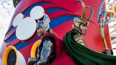 Image for First Look: Loki Makes His Debut Alongside Thor at Marvel Day at Sea