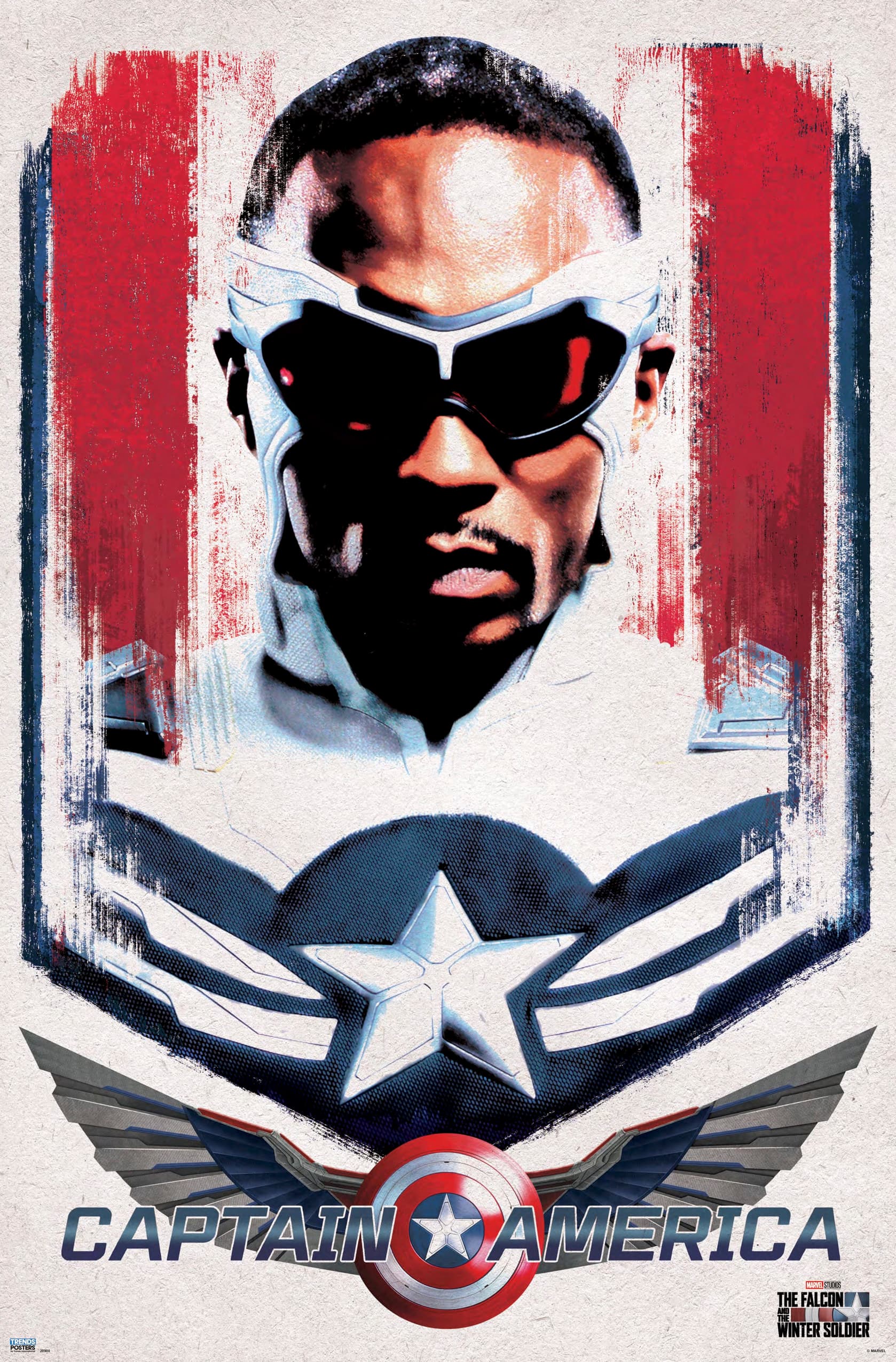 <a href=https://www.amazon.com/Trends-International-Soldier-Falcon-Illustration-Unframed/dp/B093CMRW8S>Captain America Illustration Poster</a> / Amazon